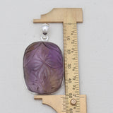 Carving Ametrine Silver Pendants