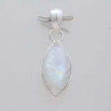 925 Sterling Silver Rainbow Moonstone Pendants