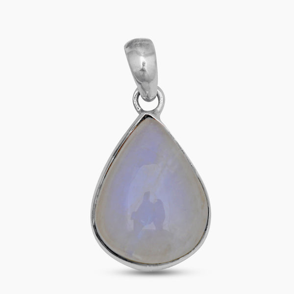 925 Sterling Silver Rainbow Moonstone Pendants