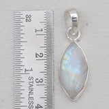 925 Sterling Silver Rainbow Moonstone Pendants