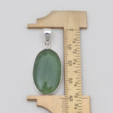 925 Sterling Silver Nephrite Jade Pendants