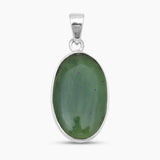 925 Sterling Silver Nephrite Jade Pendants