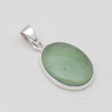 925 Sterling Silver Nephrite Jade Pendants