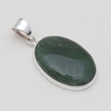 925 Sterling Silver Nephrite Jade Pendants
