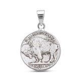 925 Sterling Silver Coin Pendant