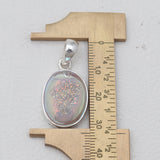 925 Sterling Silver Titanium Druzy Pendants