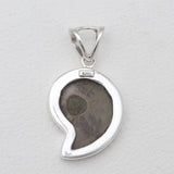 925 Sterling Silver Ammonite Pendants