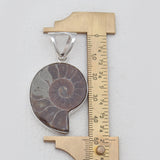 925 Sterling Silver Ammonite Pendants