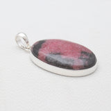 925 Sterling Silver Rhodonite Pendants
