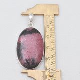 925 Sterling Silver Rhodonite Pendants