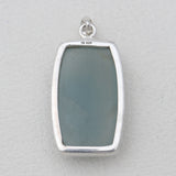 Aquamarine Silver Pendants