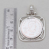 925 Sterling Silver Coin Pendants