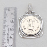 925 Sterling Silver Coin Pendants