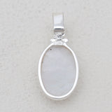 Rainbow Calsilica 925 Silver Pendants