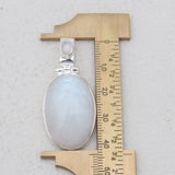 Rainbow Calsilica 925 Silver Pendants