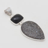 Natural Utah Agate Silver Pendants