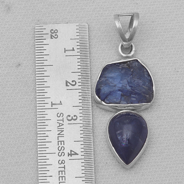 Tanzanite Silver Pendants
