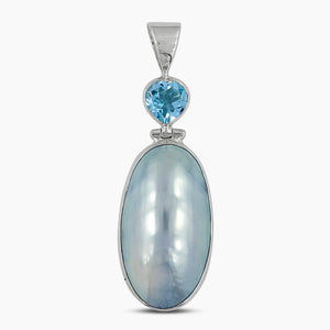 925 Silver Mabe Pearl Pendants