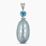 925 Silver Mabe Pearl Pendants