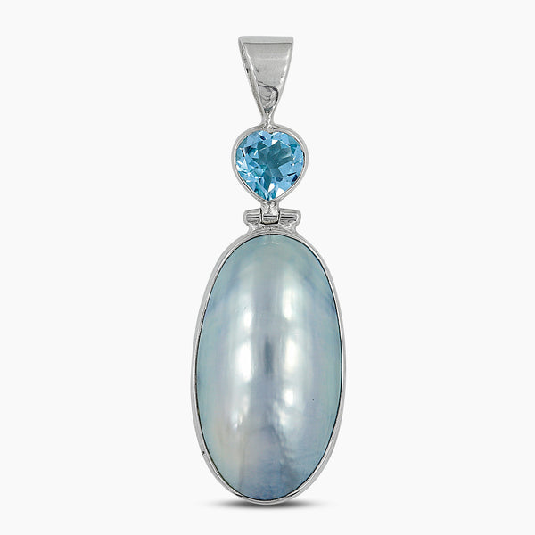 925 Silver Mabe Pearl Pendants