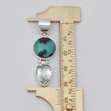 Tibetan Turquoise Silver Pendants