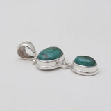 925 Sterling Silver Chrysocolla Pendants