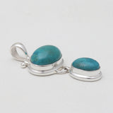 925 Sterling Silver Chrysocolla Pendants