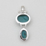 925 Sterling Silver Chrysocolla Pendants