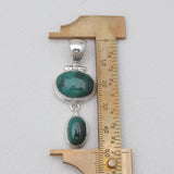 925 Sterling Silver Chrysocolla Pendants