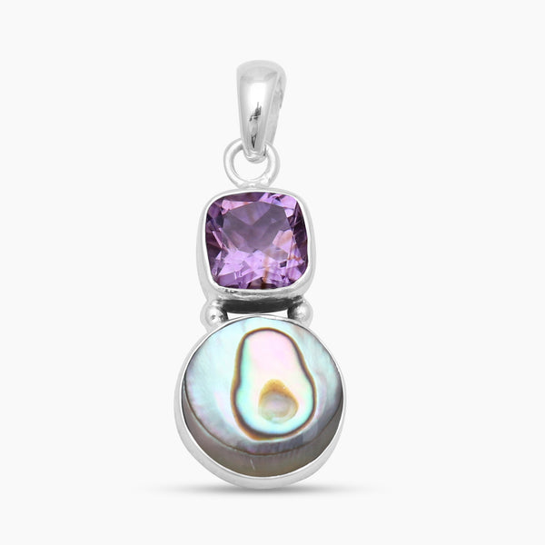 Abalone Shell Silver Pendants