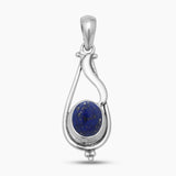 Blue Larimar Silver Pendants