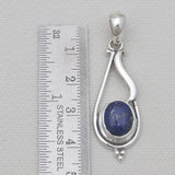 Blue Larimar Silver Pendants