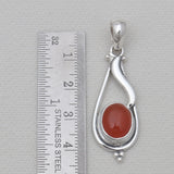 Blue Larimar Silver Pendants