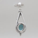 Blue Larimar Silver Pendants
