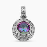 925 Sterling Silver Mystic Quartz Pendants