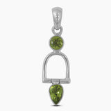 925 Sterling Silver Garnet  Pendants