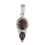 Rainbow Moonstone 925 Silver Pendant