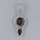 Rainbow Moonstone 925 Silver Pendant