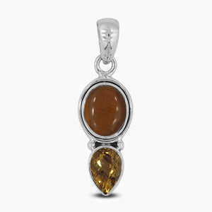 Rainbow Moonstone Silver Pendants