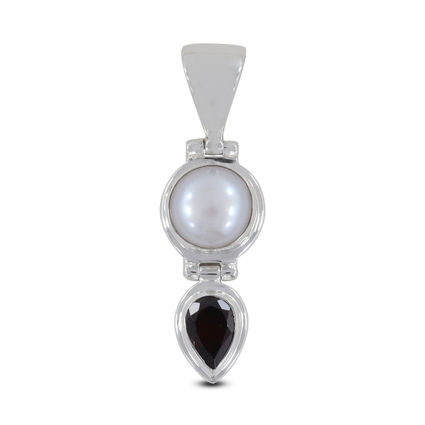 925 Sterling Silver Black Onyx Pendant