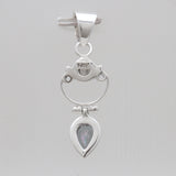 Mystic Quartz & Labradorite Silver Pendants
