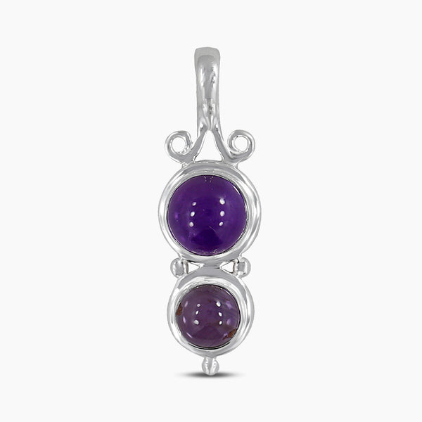 925 Sterling Silver Amethyst Pendants