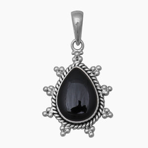925 Silver Black Onyx Pendants
