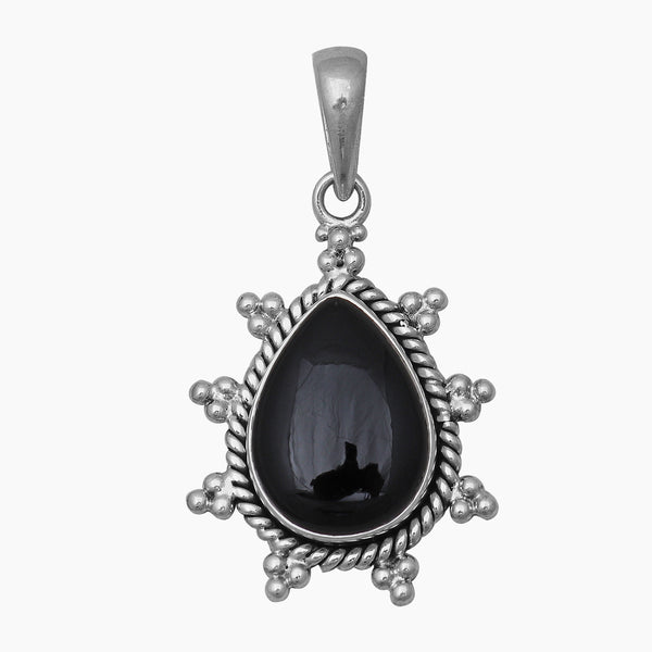925 Silver Black Onyx Pendants