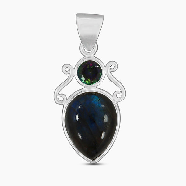 925 Sterling Silver Larimar Pendants