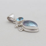 925 Sterling Silver Larimar Pendants