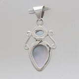 925 Sterling Silver Larimar Pendants