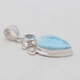 925 Sterling Silver Larimar Pendants