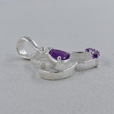 925 Sterling Silver Garnet Pendants