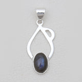 925 Sterling Silver Labradorite Pendants